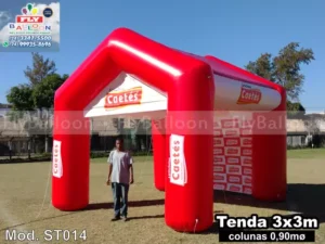 stand inflável personalizado laticínios caetés
