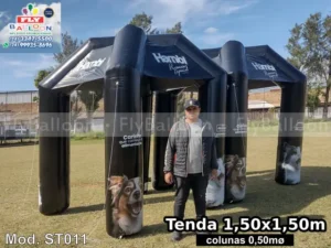 stands infláveis promocionais rações hambi premium especial